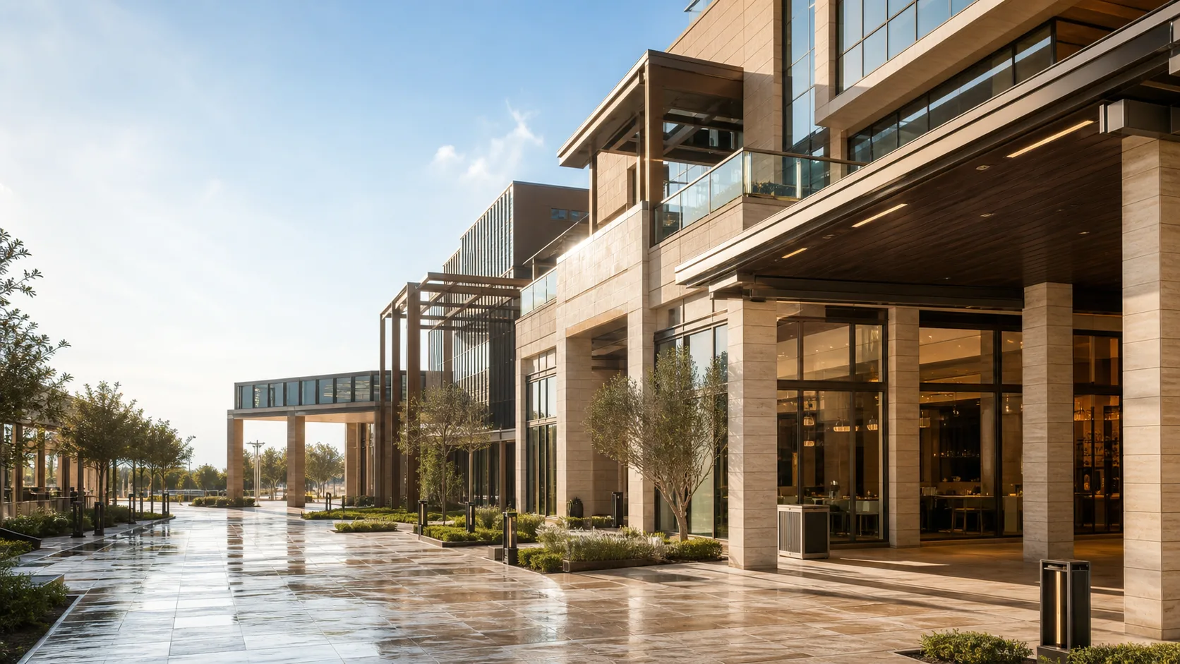 Large mixed-use property